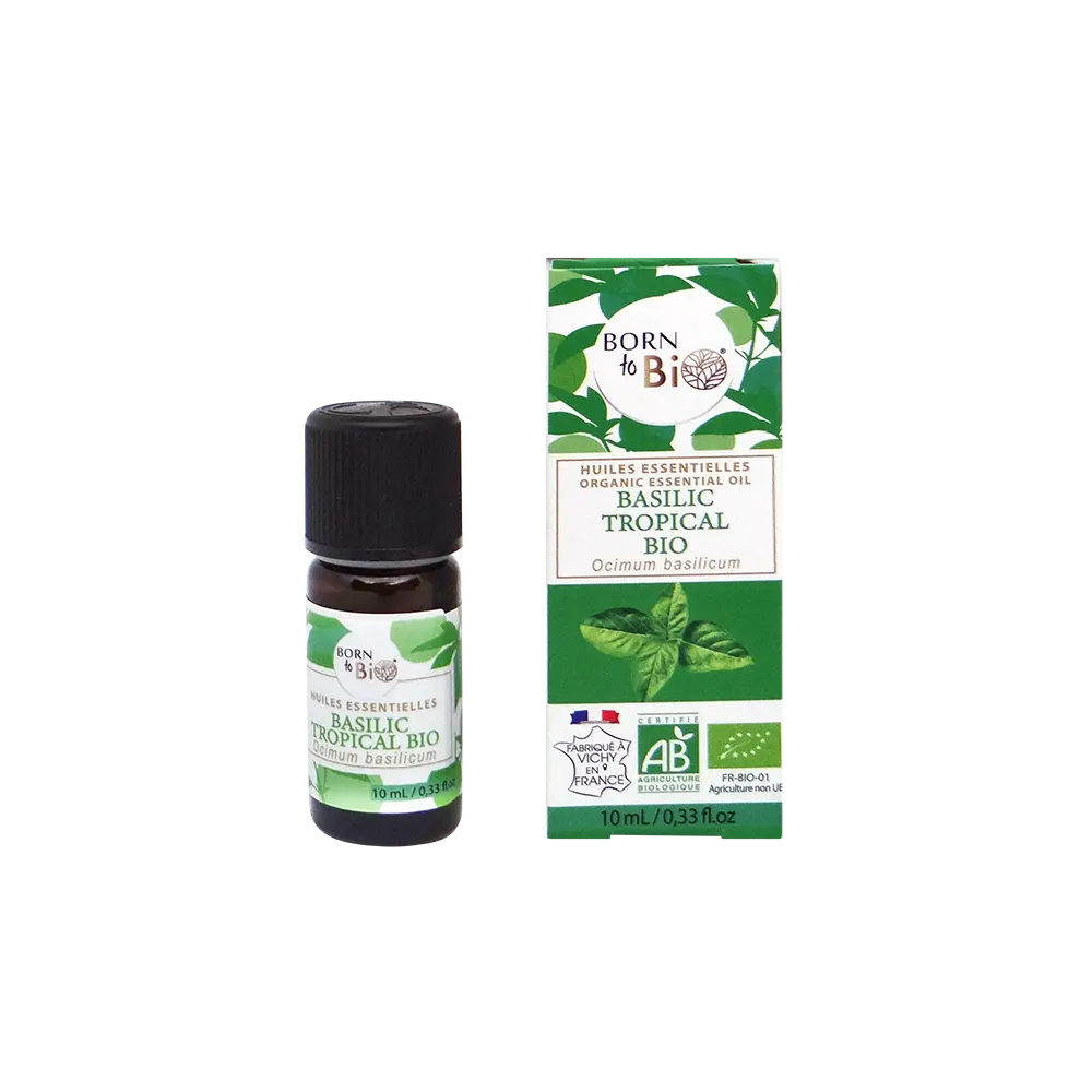Huile essentielle Basilic tropical Certifiée Bio-0