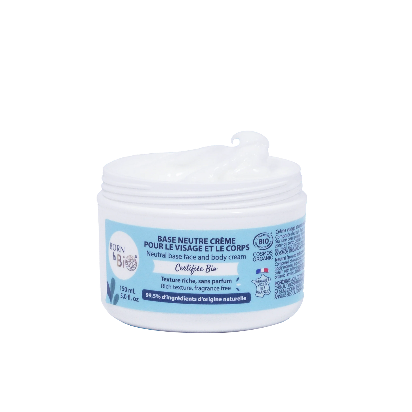 Crème visage et corps base neutre Certifiée Bio-1