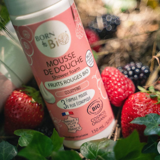 Mousse de Douche Fruits Rouges - Certifiée bio-1
