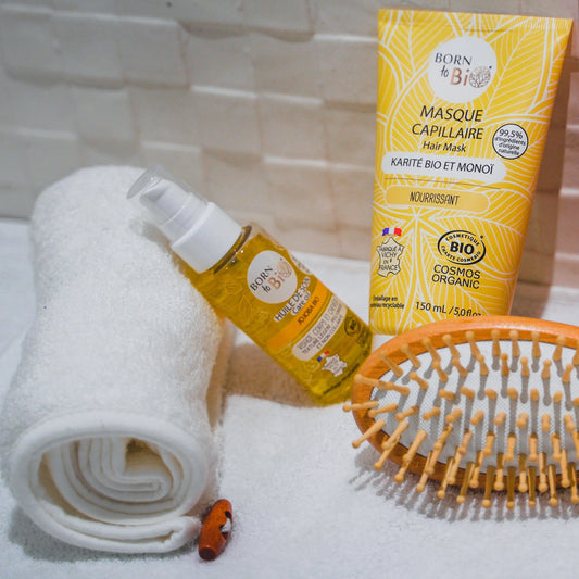 Masque Capillaire karité et monoï - Certifié bio-1