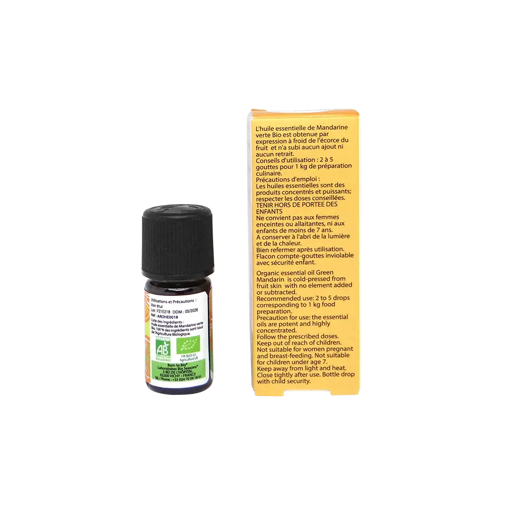 Huile essentielle Mandarine verte Certifiée Bio-1
