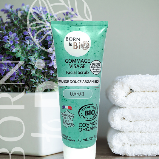 Gommage Visage Amande Douce Argan - Certifié bio-1