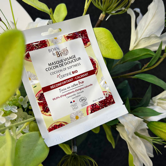 Masque visage Cocon de Douceur en coton - Certifié Bio-1