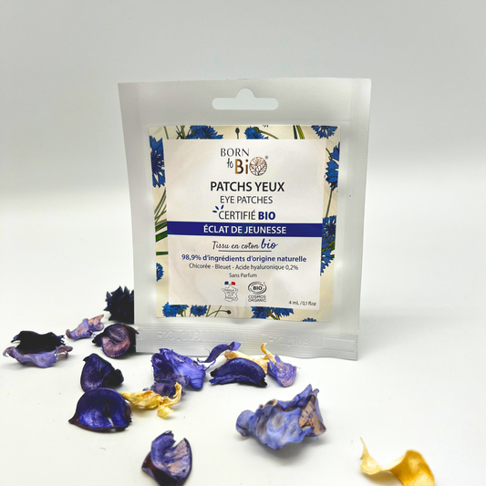 Patchs pour les yeux Éclat de Jeunesse en coton - Certifiés Bio-1