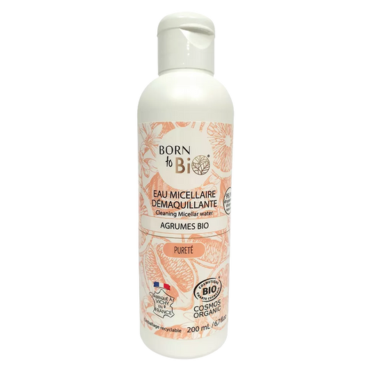 Eau Micellaire Démaquillante Agrumes 200mL - Certifiée bio-0