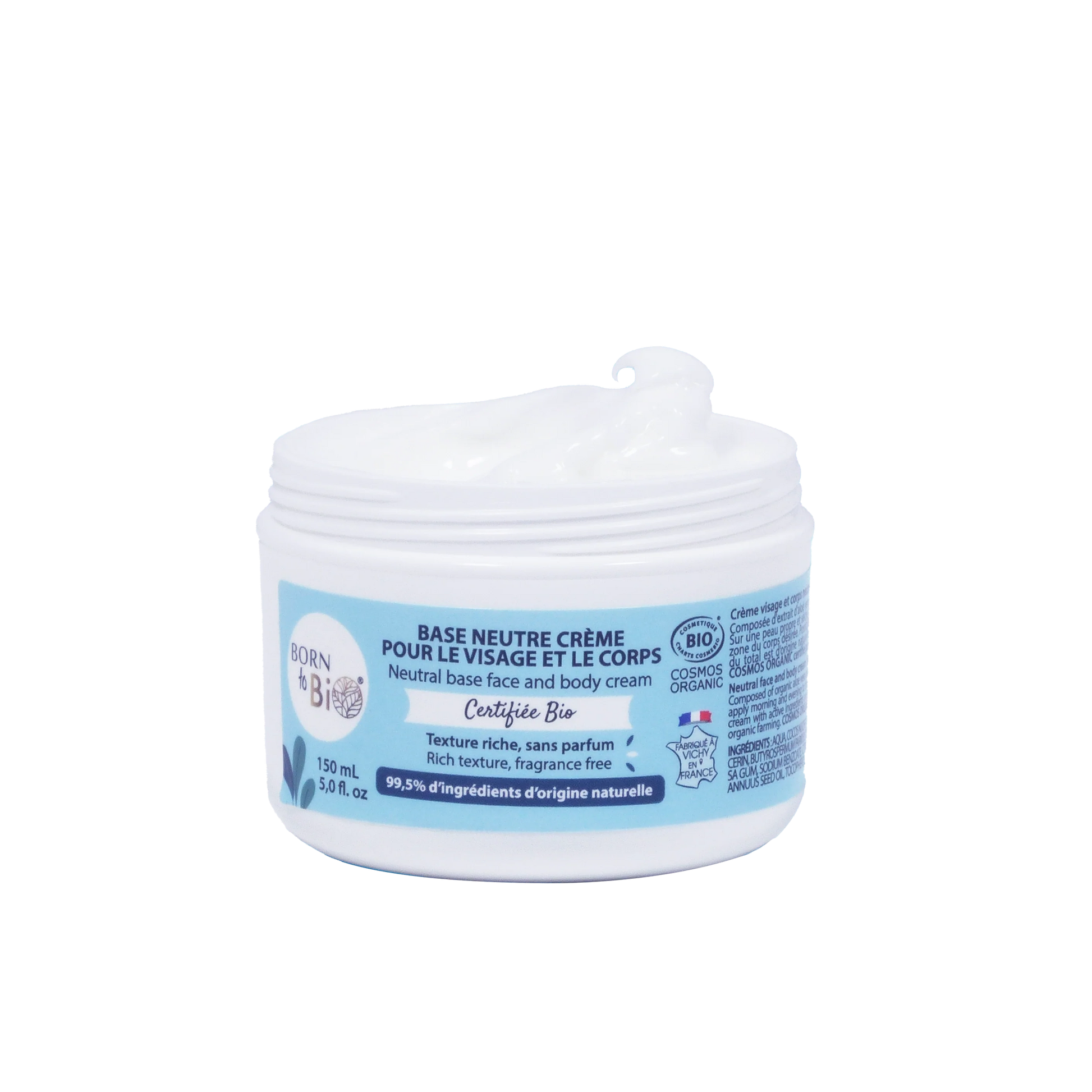 Crème visage et corps base neutre Certifiée Bio-1
