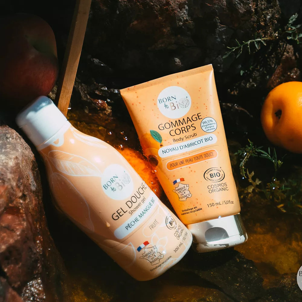 Gommage Corps Noyau d'Abricot - Certifié Bio-3