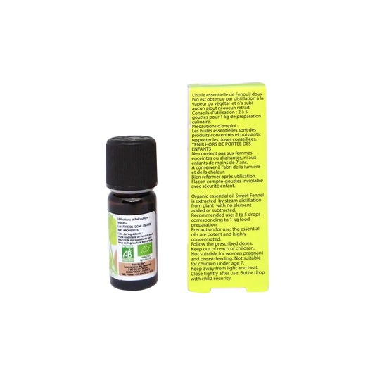 Huile essentielle Fenouil doux - Certifiée Bio-1