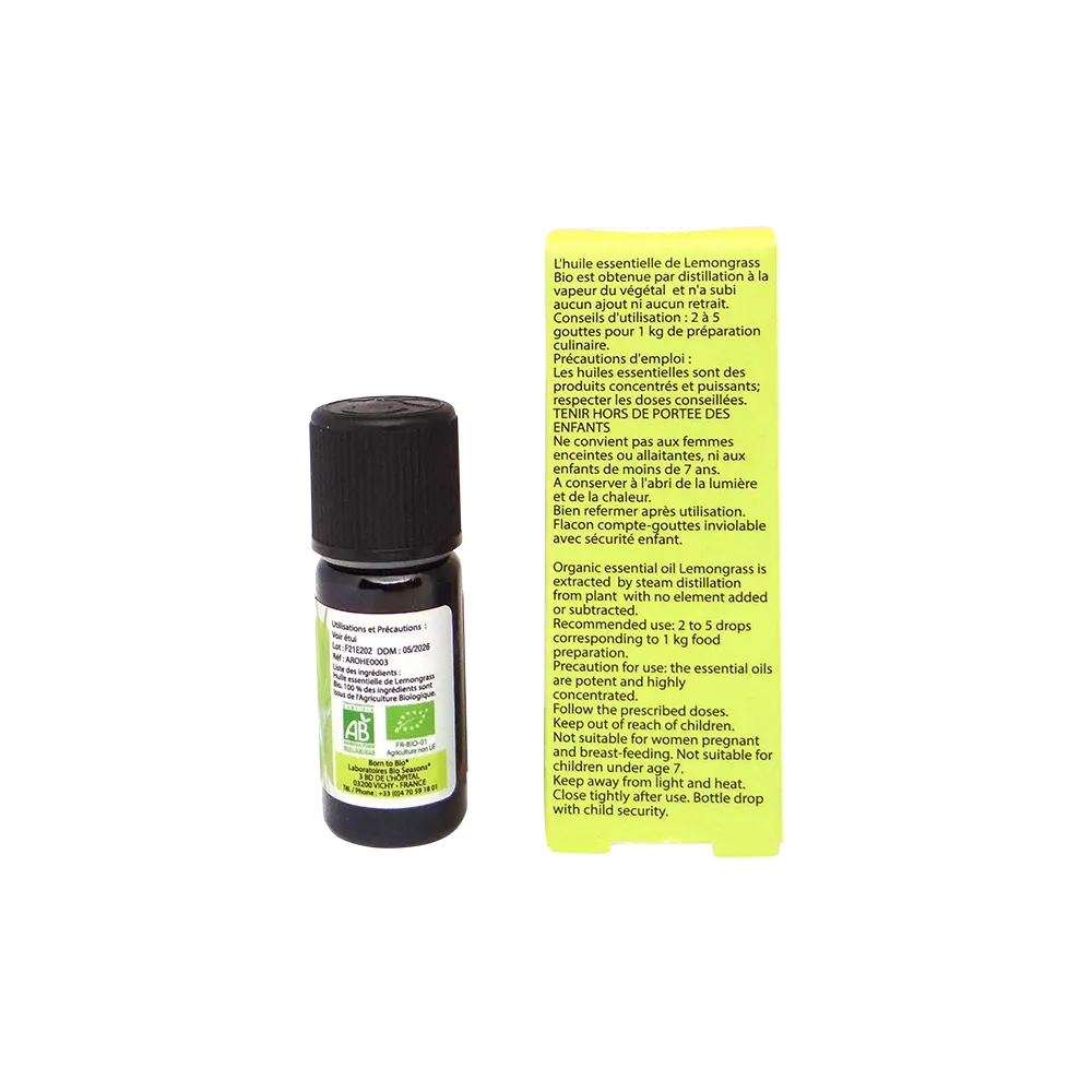 Huile essentielle Lemongrass Certifiée Bio-1