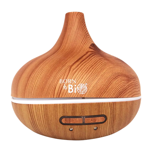 Diffuseur d'huiles essentielles aspect Bois Clair-1