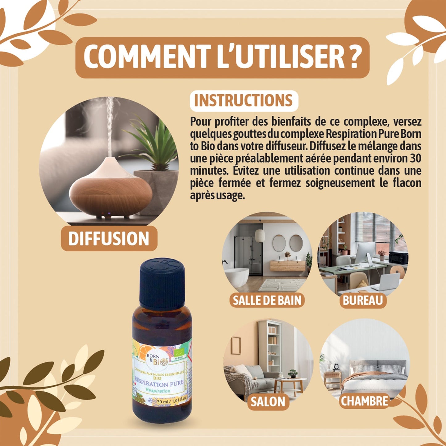Respiration pure - Complexe aux huiles essentielles Certifiées Bio-4