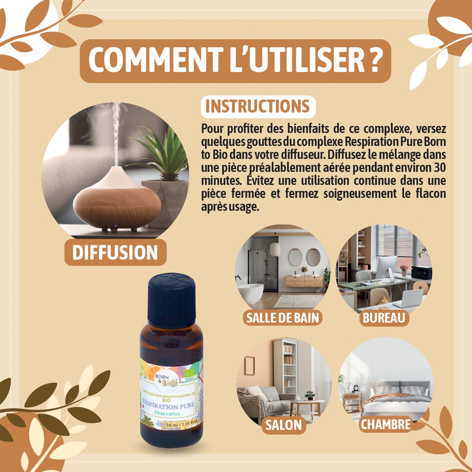 Respiration pure - Complexe aux huiles essentielles Certifiées Bio-4