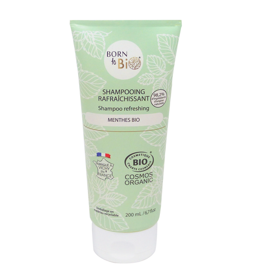 Shampooing Rafraîchissant Menthe Verte - Certifié bio-0