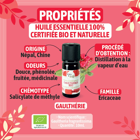 Huile essentielle Gaulthérie Certifiée Bio-1